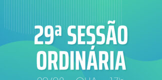 29ª Sessão Ordinária - 20/08/25 - Quarta-feira - 17 horas